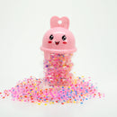 Garrafinha com Elásticos De Cabelo Feminino