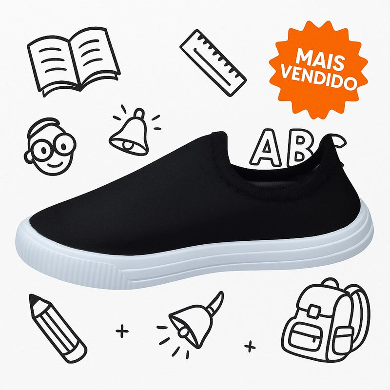 Tenis infantil calce facil casual colegial escola  20 ao 33