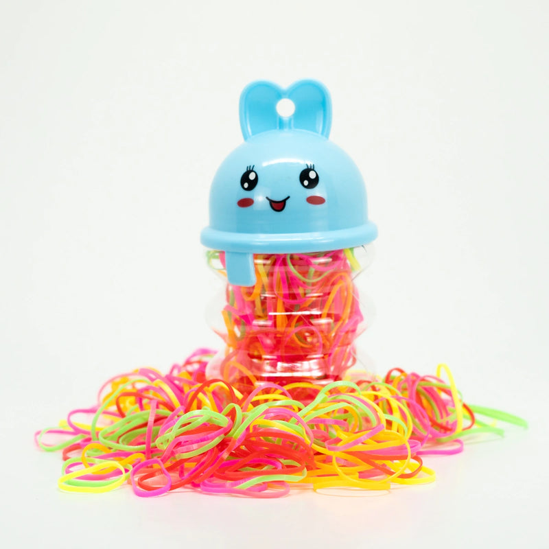 Garrafinha com Elásticos De Cabelo Feminino