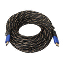 3m/15m Long HDMI-compatible 1.4 Cable AV 1080P HD 3D Gold Plated Connection New Braided Male cables for PS3 Xbox HDTV