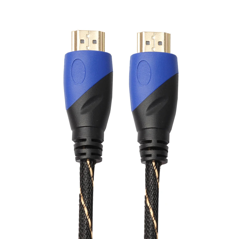 3m/15m Long HDMI-compatible 1.4 Cable AV 1080P HD 3D Gold Plated Connection New Braided Male cables for PS3 Xbox HDTV