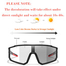 Óculos de ciclismo fotocrômicos de marca de novo estilo, masculino e feminino, MTB, corrida, pesca, ciclismo, óculos confortáveis com proteção UV400