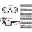Óculos de ciclismo fotocrômicos de marca de novo estilo, masculino e feminino, MTB, corrida, pesca, ciclismo, óculos confortáveis com proteção UV400