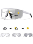 Óculos de ciclismo fotocrômicos de marca de novo estilo, masculino e feminino, MTB, corrida, pesca, ciclismo, óculos confortáveis com proteção UV400