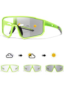 Óculos de ciclismo fotocrômicos de marca de novo estilo, masculino e feminino, MTB, corrida, pesca, ciclismo, óculos confortáveis com proteção UV400
