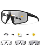 Óculos de ciclismo fotocrômicos de marca de novo estilo, masculino e feminino, MTB, corrida, pesca, ciclismo, óculos confortáveis com proteção UV400
