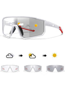 Óculos de ciclismo fotocrômicos de marca de novo estilo, masculino e feminino, MTB, corrida, pesca, ciclismo, óculos confortáveis com proteção UV400