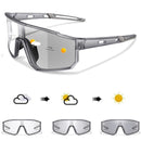 Óculos de ciclismo fotocrômicos de marca de novo estilo, masculino e feminino, MTB, corrida, pesca, ciclismo, óculos confortáveis com proteção UV400