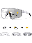 Óculos de ciclismo fotocrômicos de marca de novo estilo, masculino e feminino, MTB, corrida, pesca, ciclismo, óculos confortáveis com proteção UV400