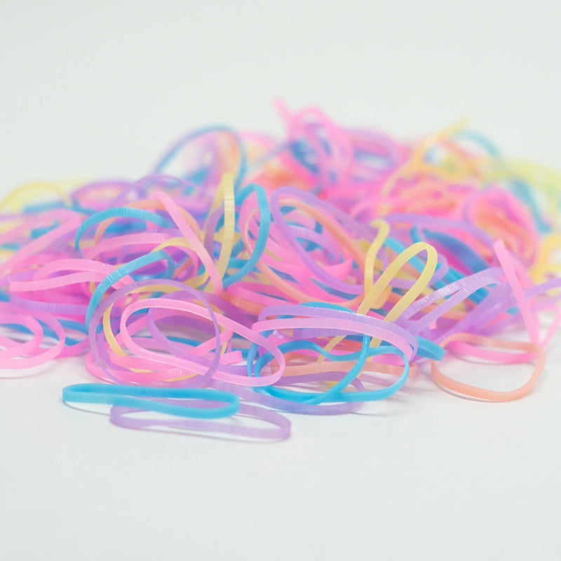 Garrafinha com Elásticos De Cabelo Feminino