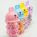 Garrafinha com Elásticos De Cabelo Feminino