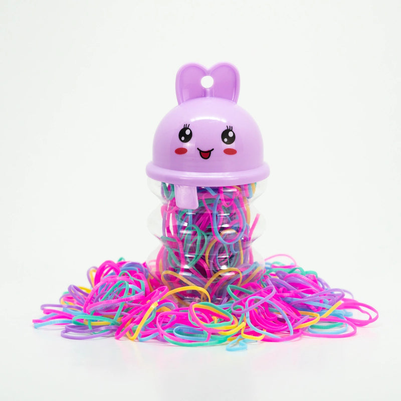 Garrafinha com Elásticos De Cabelo Feminino