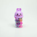 Garrafinha com Elásticos De Cabelo Feminino