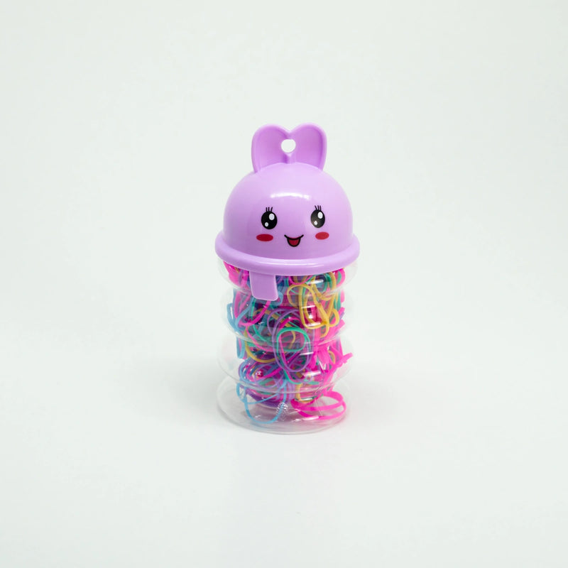 Garrafinha com Elásticos De Cabelo Feminino